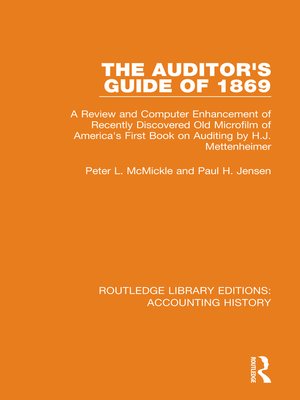 cover image of The Auditor's Guide of 1869